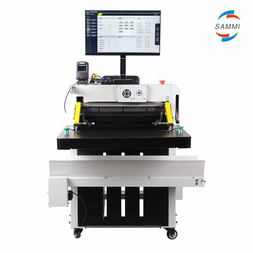 Auto Bag Cutting Seal Labeling Machine
