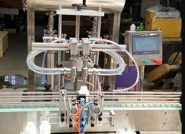 2 Heads Automatic Cream Paste Filling Machine