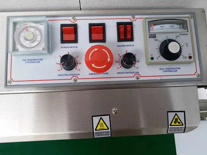  Vertical solild ink band sealing machine